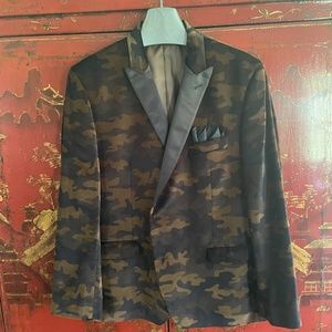 VELVET CAMOUFLAGE SPORTCOAT
